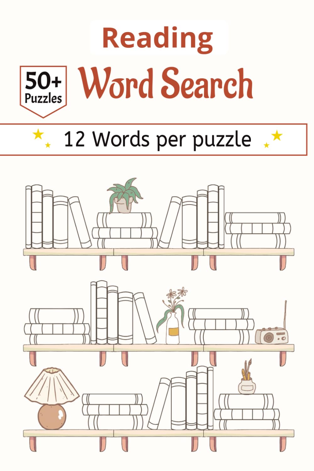 Reading Word Search: Reading-Themed Word Searches | Compact 6x9 Size