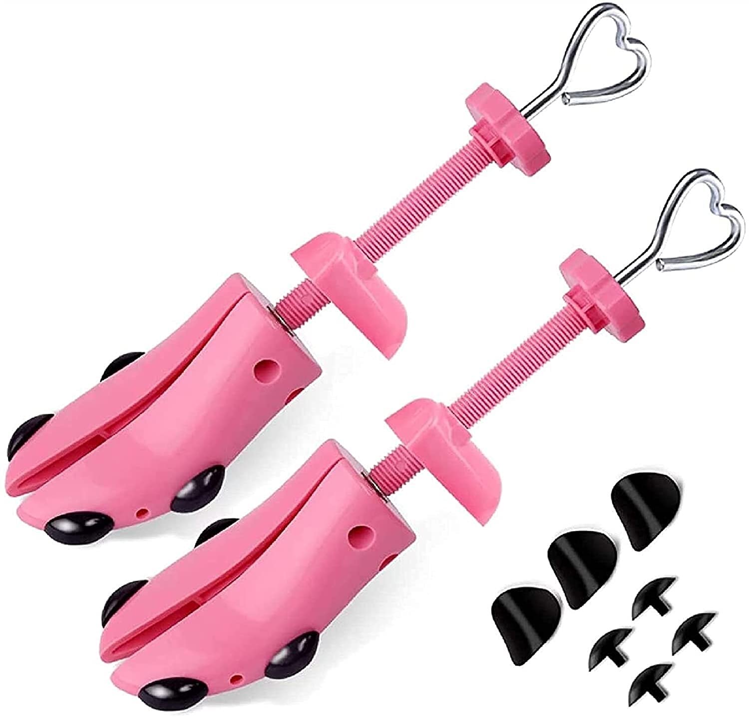 1 par de camillas Zapatillas Zapato Árbol de Zapato Expansor para Damas Empresadores de Longitud Ajustable Expansor para Estirar la Altura de la Longitud para los pies Anchos