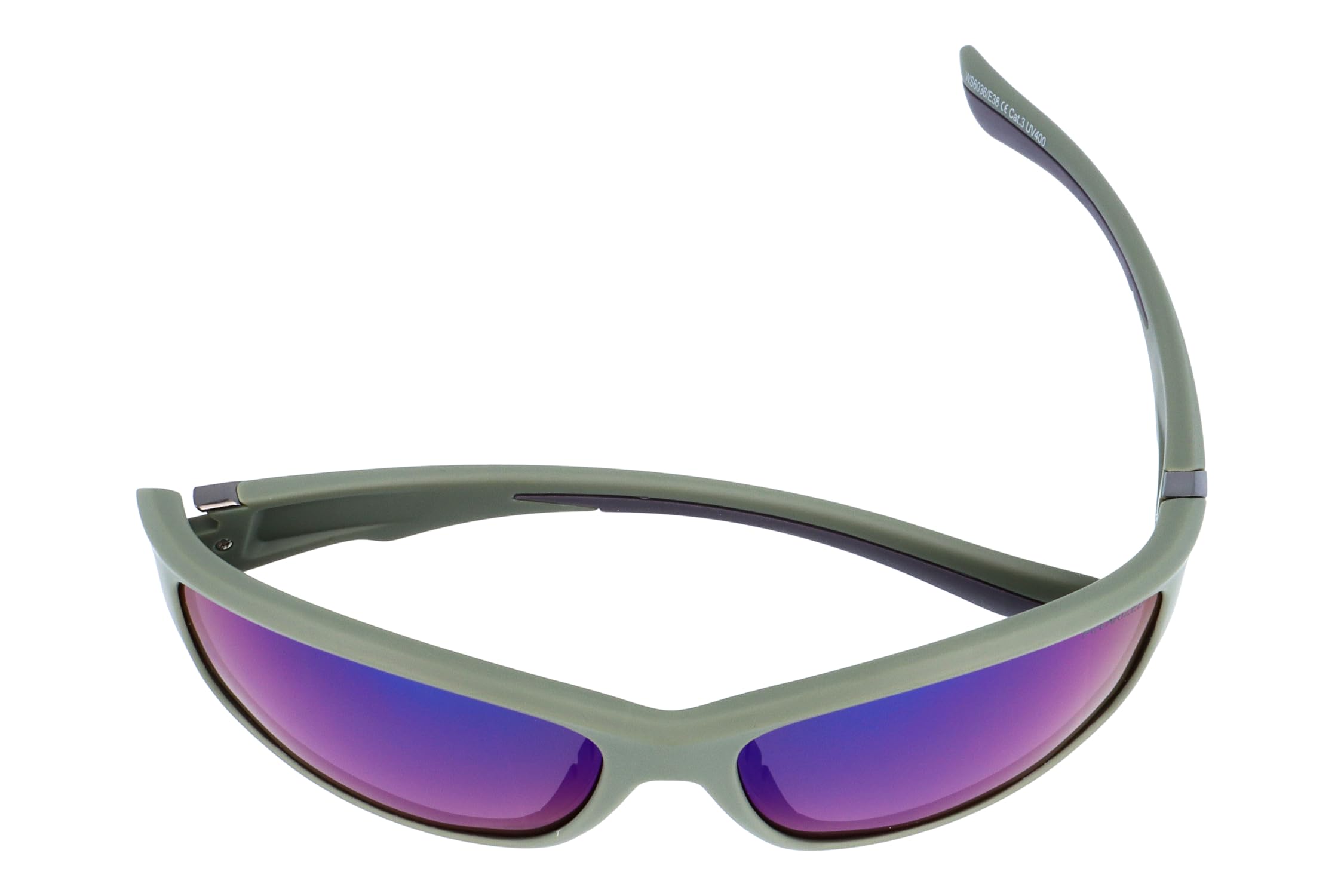 Gamswild WS6036 - Occhiali da sole sportivi, da donna, unisex, colore blu, viola, verde