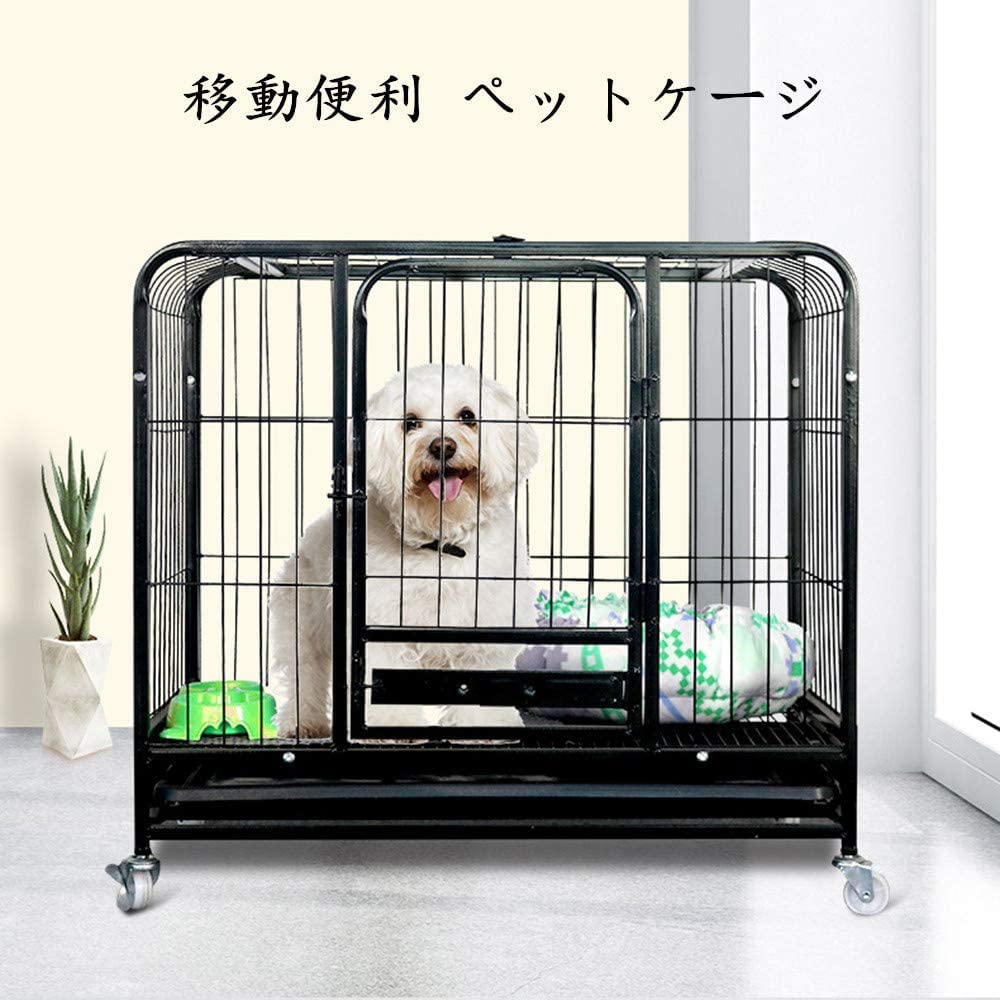 Amazon.co.jp: Aoguzhao 中、大型犬 ケージ 犬 ケージ 犬用サークル