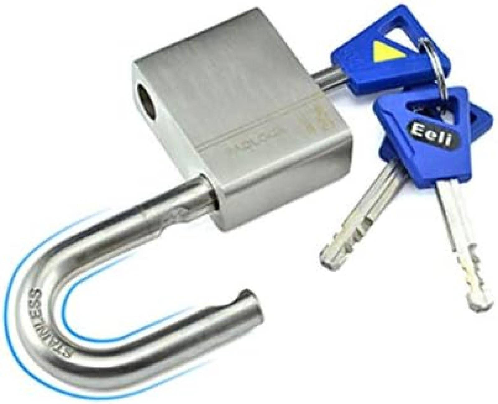 Genérico Candado De Acero Inoxidable, Impermeable, Inoxidable Y Antirrobo