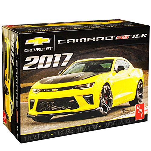 alles-meine.de GmbH Chevrolet Camaro 2017 Bumble Bee SS 1LE Gelb 6. Generation Ab 2015 Kit Bausatz 1/25 1/24 Amt Modell Auto mit individiuellem Wunschkennzeichen