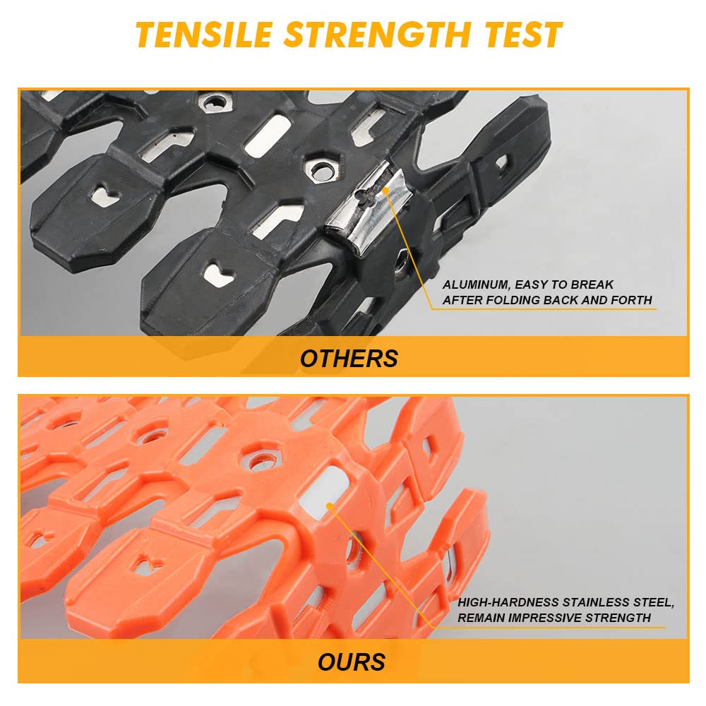 NICECNC Protection Thermique pour Tuyau Compatible with 125/150 / 250/300 EXC, SX, XC-W Compatible with RR 2T 250/300 Voir compatibilité, Orange