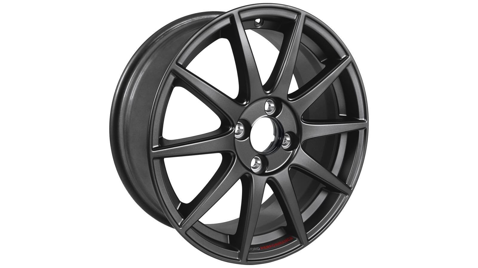 FordGenuine Fiesta ST Mk7.5 Mk8 17" 7J Alloy Wheel 10 Spoke Graphite Matte 2012-2023 2222632