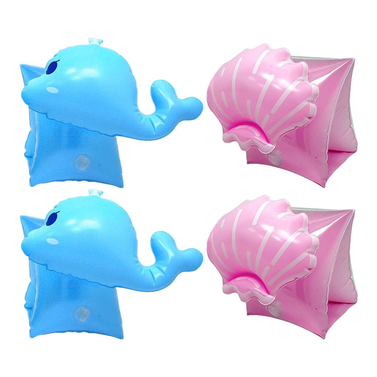 2 Pairs Of Swimming Arm Rings, Fashionable And Fun Props, Easy To Carry, Beach-Side Play Supplies, Swimming Utensils.