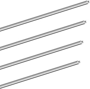 LAVMHAB Edelstahlrohre 304 - 4 Stück 300mm 7mm OD Für DIY Projekte