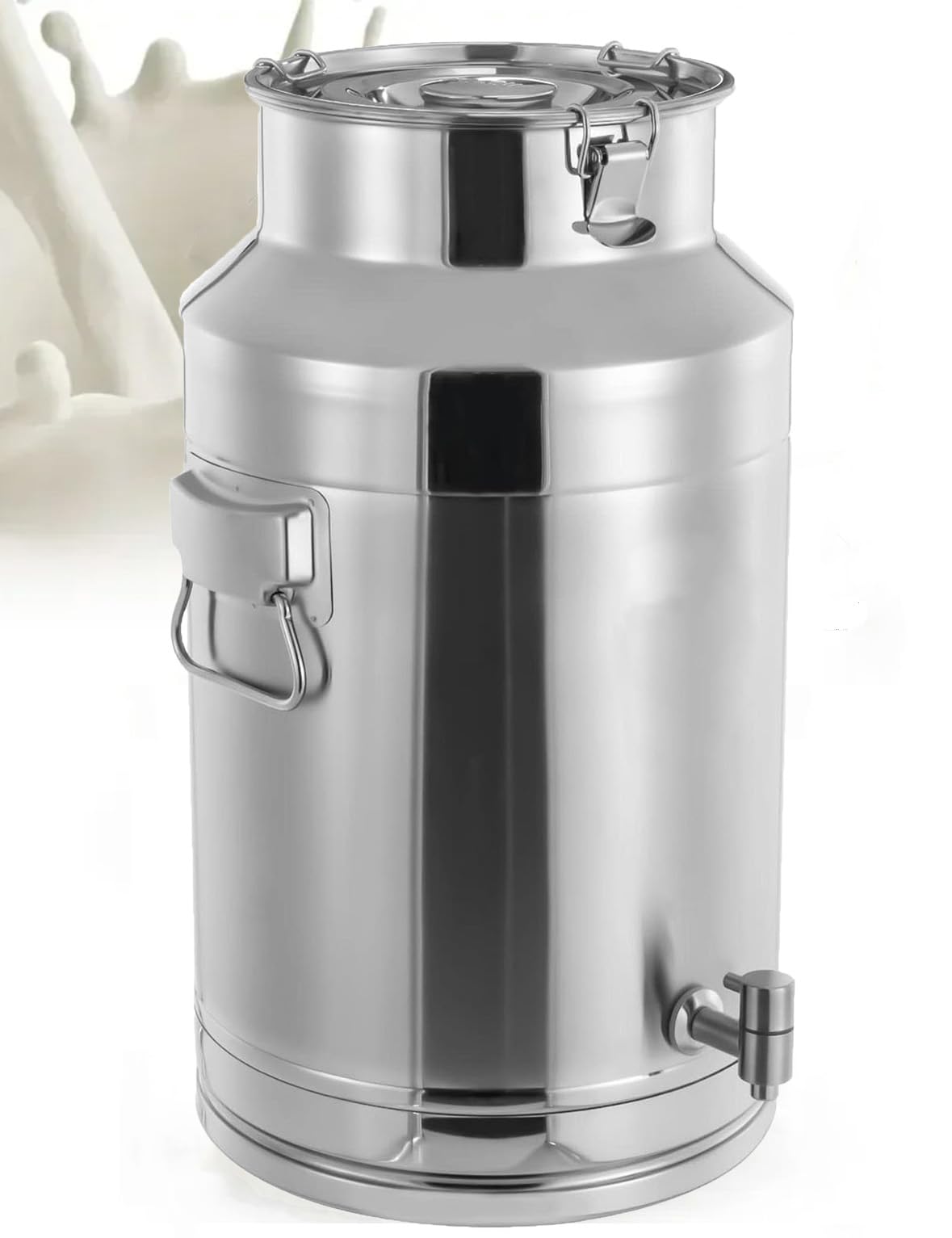 Pot à lait en acier inoxydable anti-fuite de 14L pour supprimer les pertes de liquide