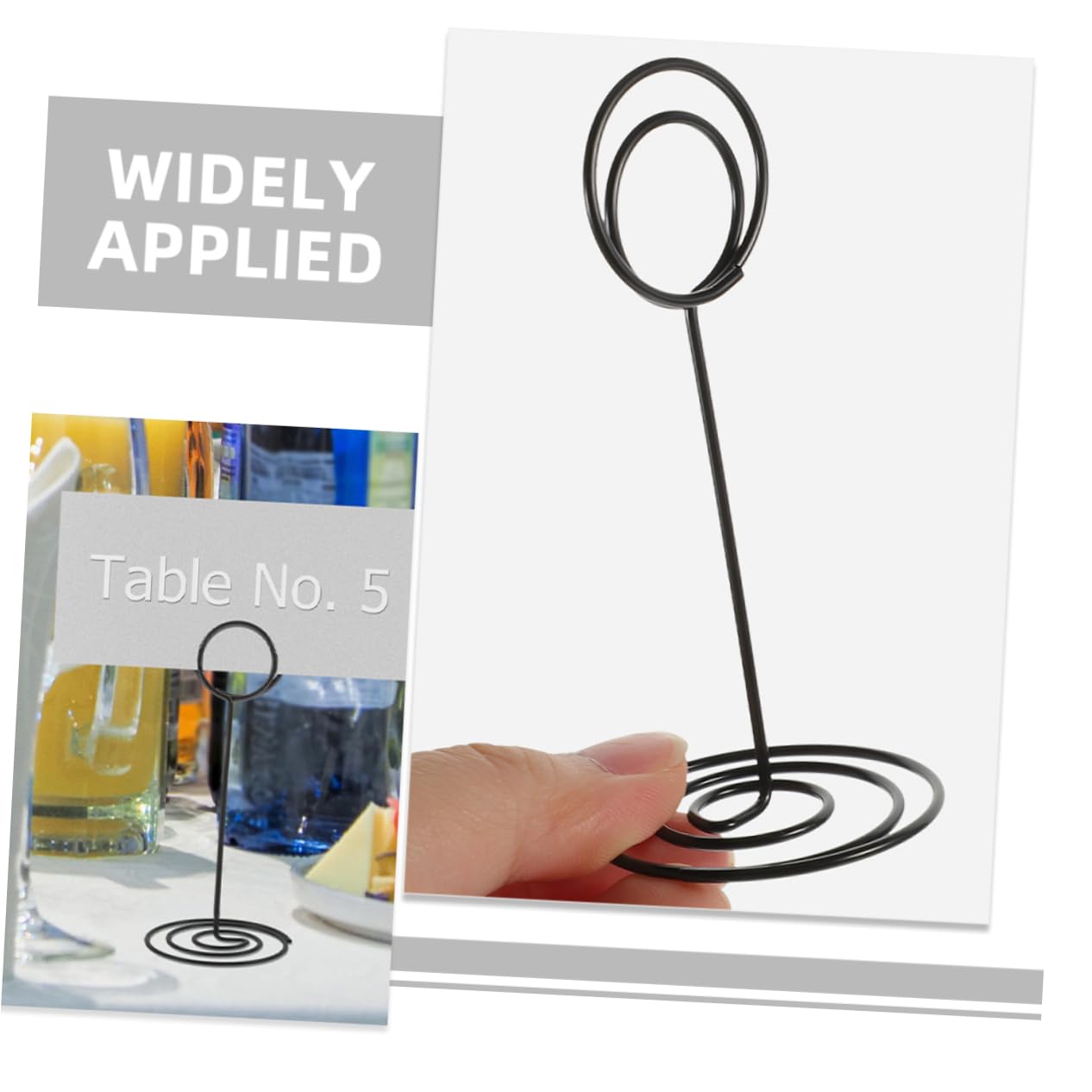 DOITOOL 4 Ensembles Porte Cartes De Table Pour Mariage Support De Table Clips Photo Et Mémo Pour Décorations Et Fêtes 12 Pièces * 4