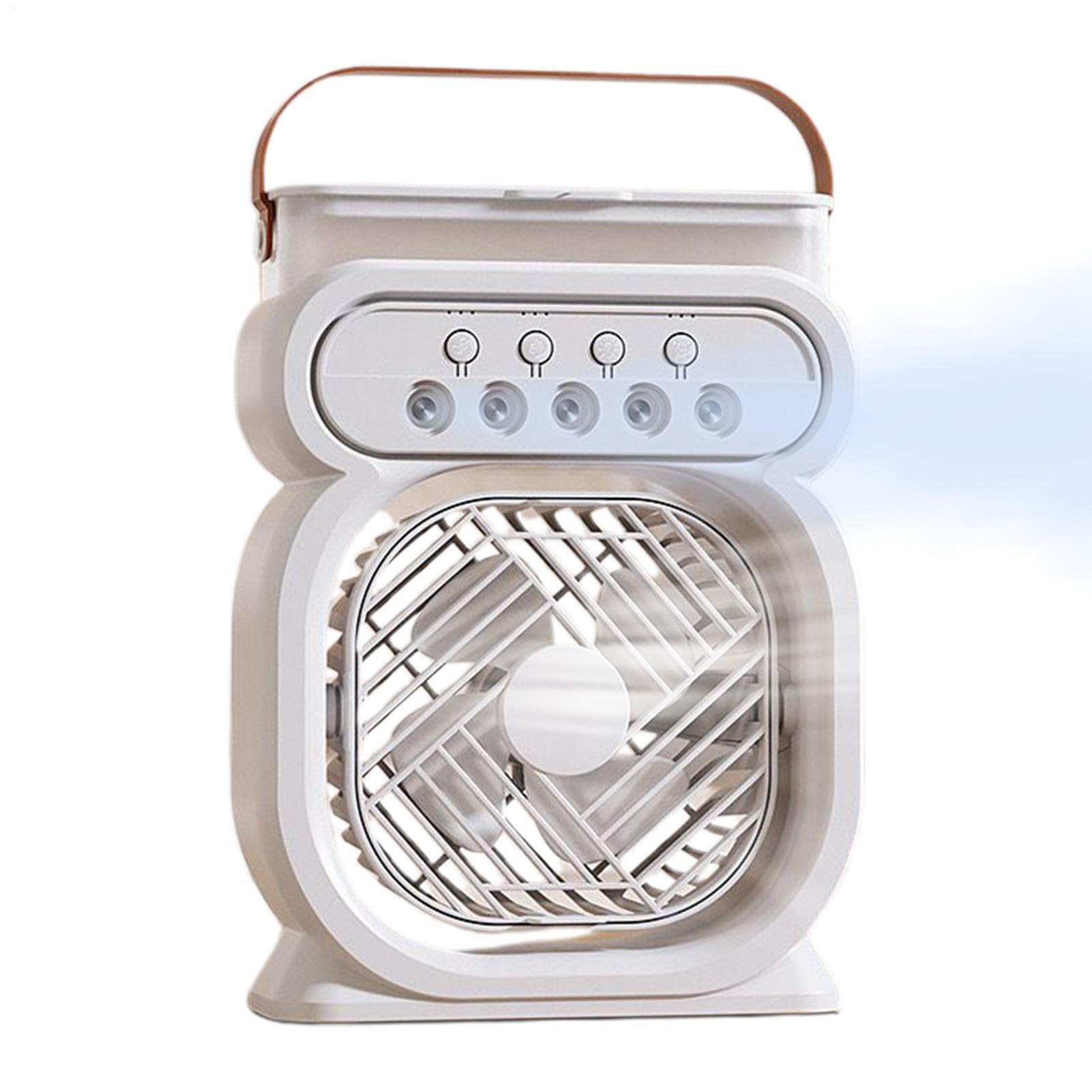 Ventilateur personnel rechargeable bureau réservoir eau 450ml pour dormir travailler