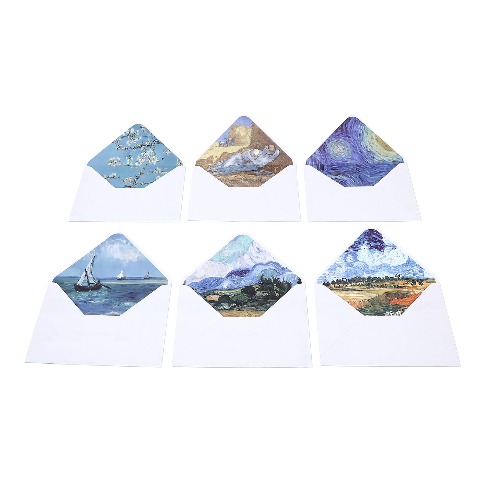 Luocute 60 Weiße Umschläge, Papierumschläge für Briefe, Dankeskarten, Geburtstage, Hochzeiten, Abschlussfeiern, mit Leerem Design Zur Individuellen Gestaltung, Größe 17 X 12 Cm (Weißer Umschlag 60