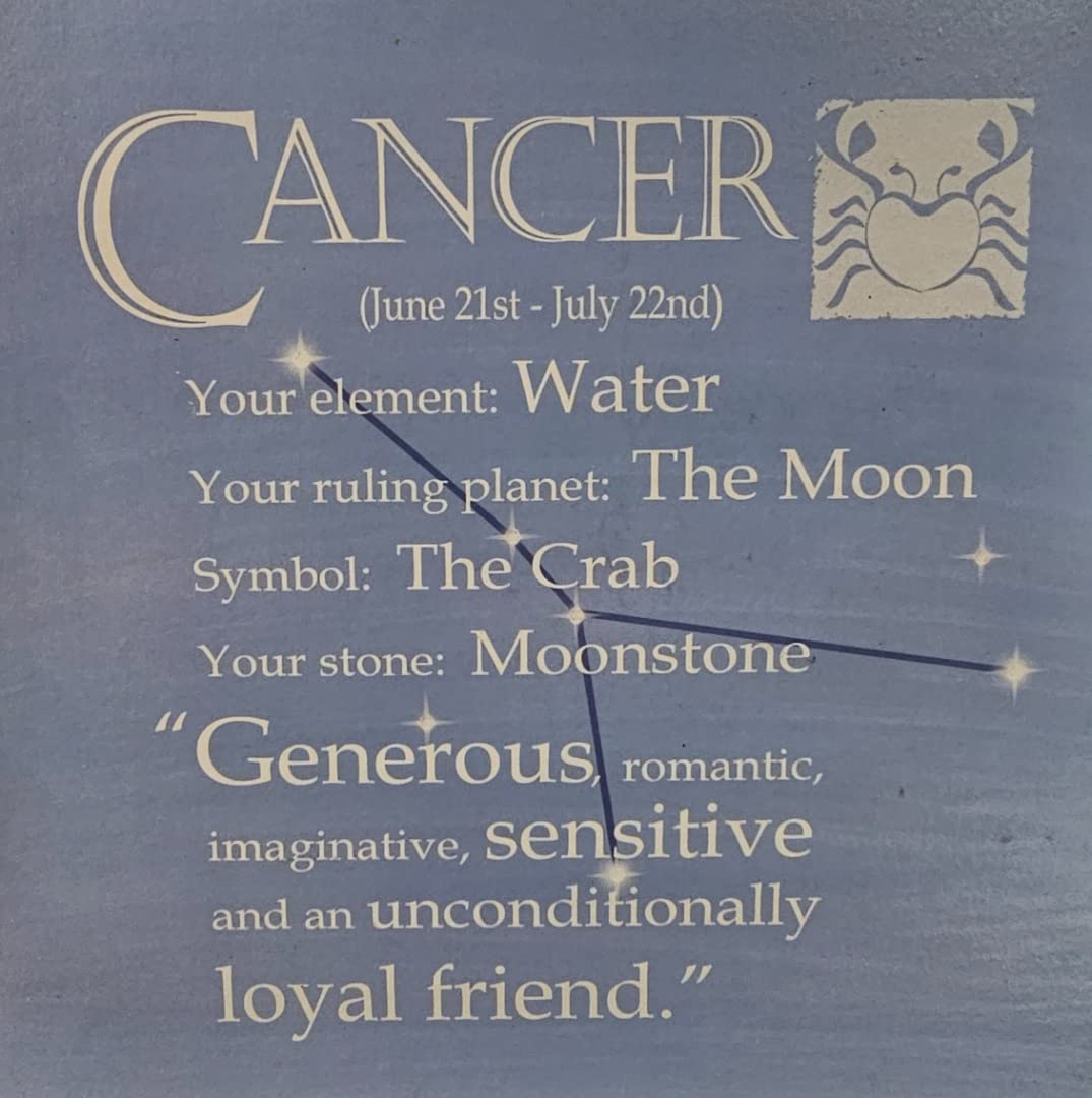 Written In The Stars Wall Plaque - Cancer