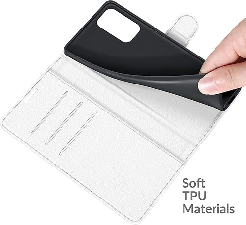 Miniatura 5 de Oppo A54 5G - Funda de piel sintética para Oppo A74 5GA93 5G, diseño de fuente de regalo con brillantina y diamantes de imitación, con función