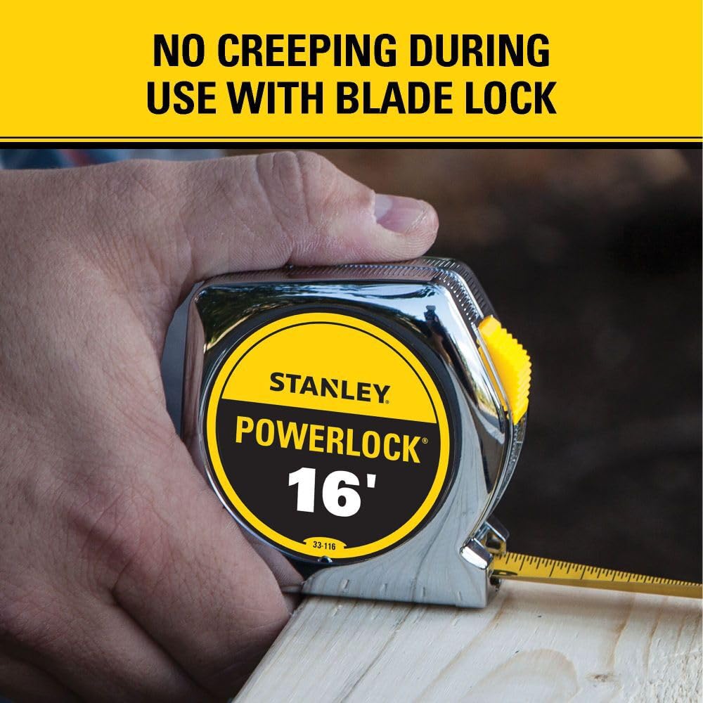 STANLEY PowerLock Mètre à ruban 4,8 m