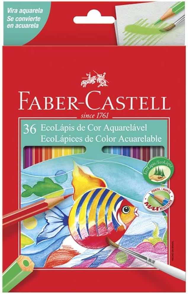 Faber-Castell Color Pencil Ecolapis Watercolour 36 Colors