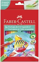 EcoLápis Aquarelavel 36 Cores, Faber-Castell, 120236G, Grafite