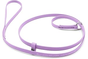 Grooming Lead for Dogs - 5/8" x 6' Biothane Slip Lead - Lavender