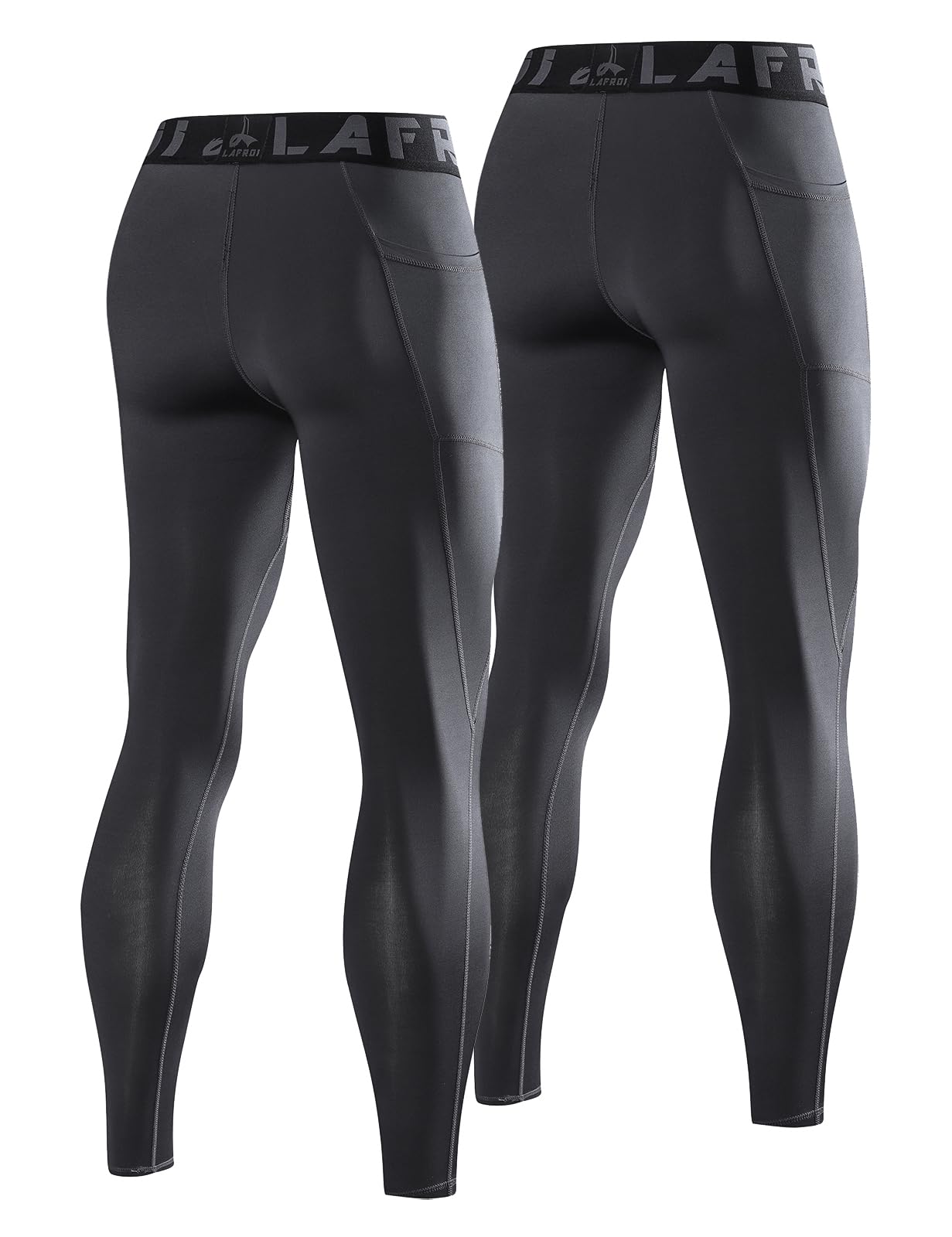 LAFROI 2-Pack Mallas de compresión para Hombre, de Secado rápido, Ajuste Fresco-YSK08sd