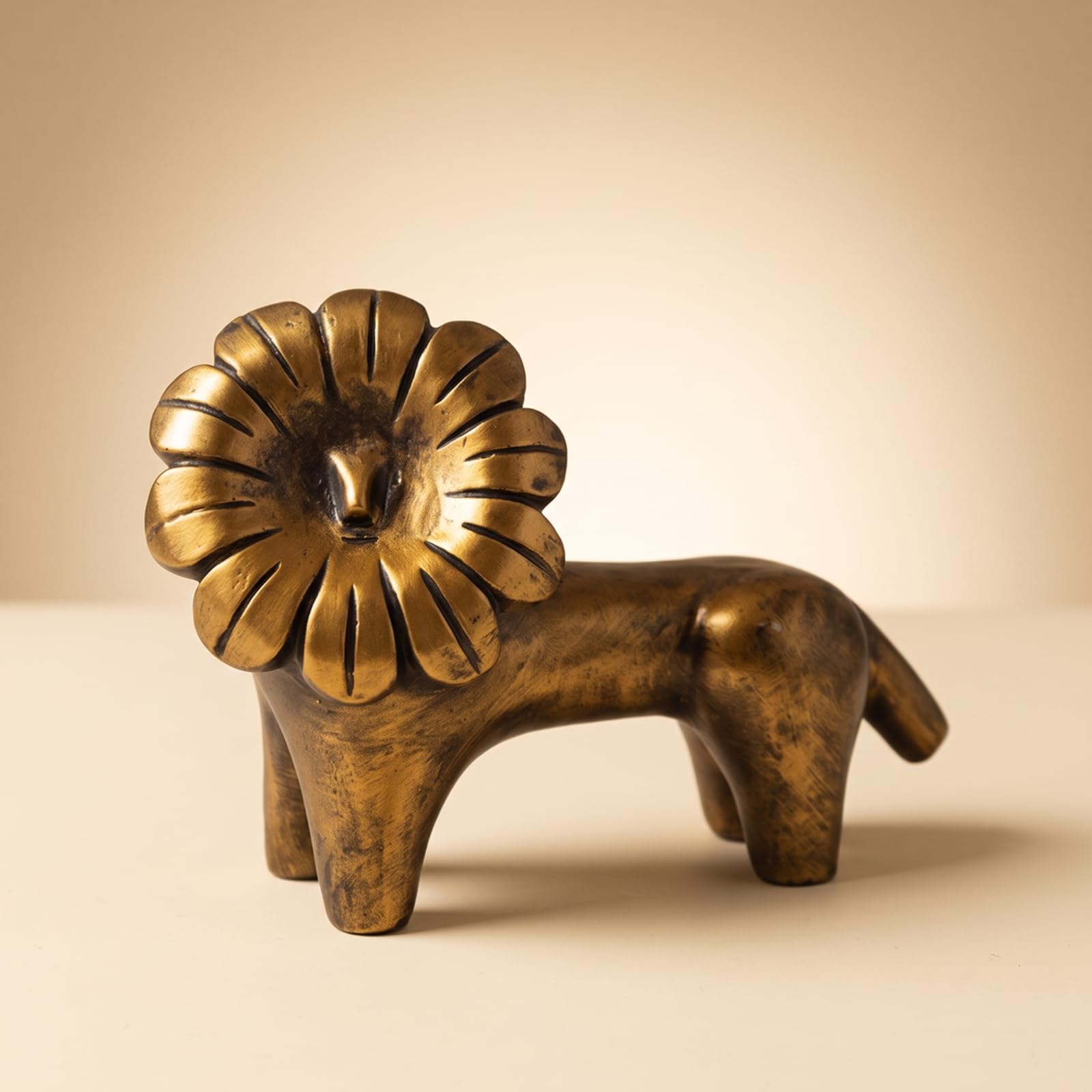Figura León Estilo Vintage