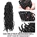 FASHION IDOL Nu Faux Locs Crochet Hair 18 Inch Natural Wavy Soft Locs Crochet Hair 6 Bundles Crochet Dreadlocks Extensions for Black Women NATURAL BLACK (1B)