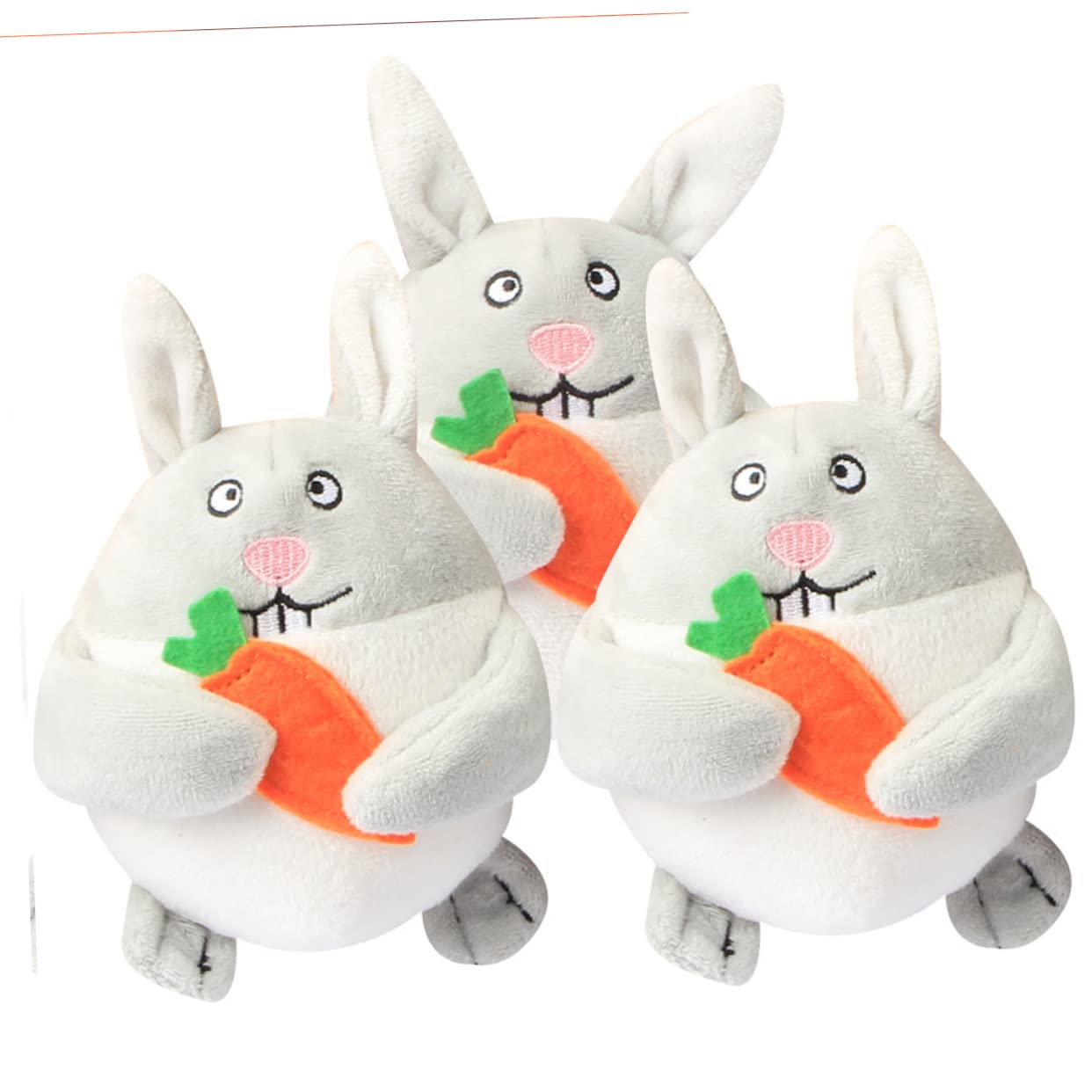 BESPORTBLE 2pièces Jouet Peluche Squeaky pour Animaux De Compagnie Jouet à Mâcher Peluche Forme De pour Chiens De Moyenne pour à