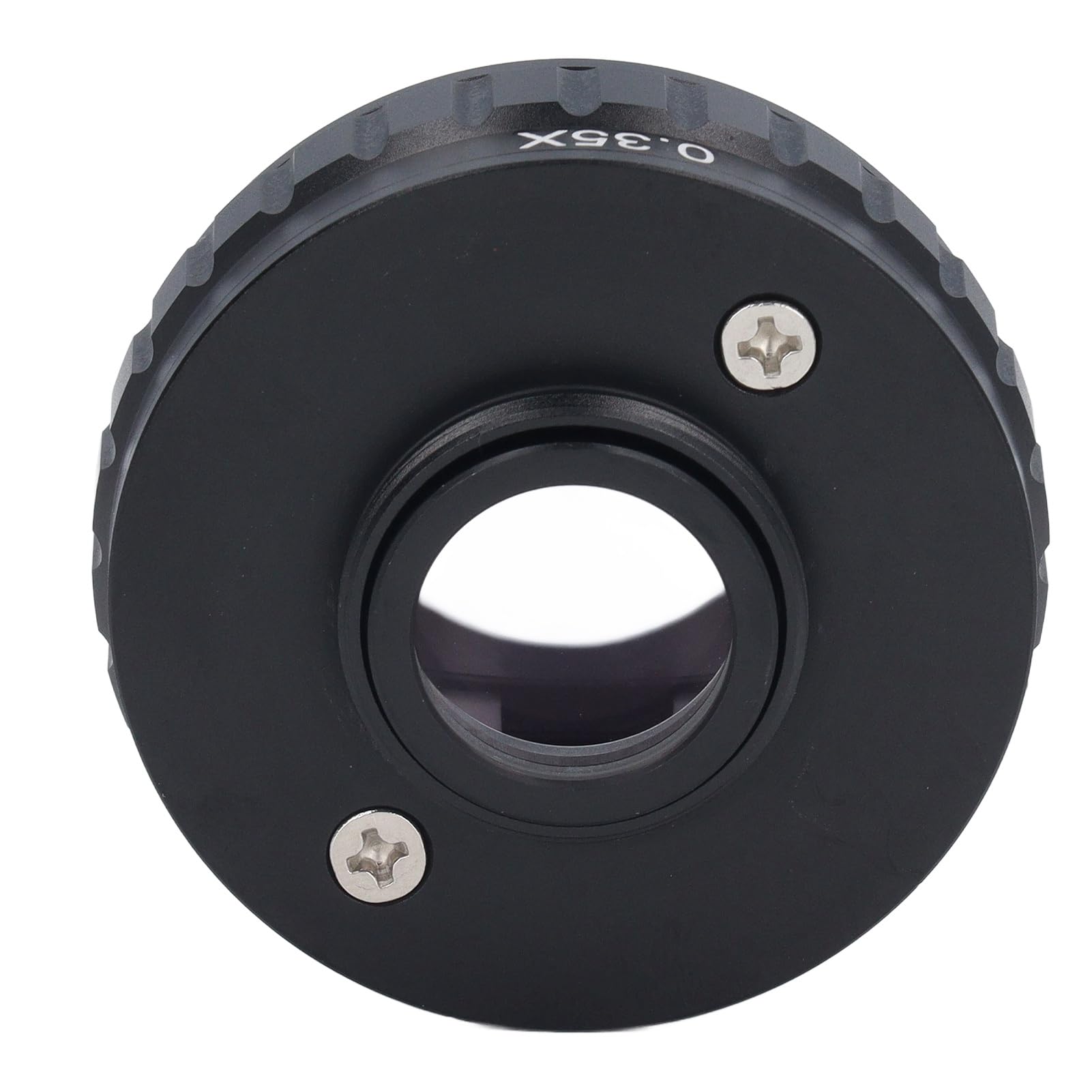 GOWENIC Adattatore con Attacco C per Microscopio CCTV | Telecamera Industriale Stereo Trinoculare con Obiettivo CTV (0,35x)