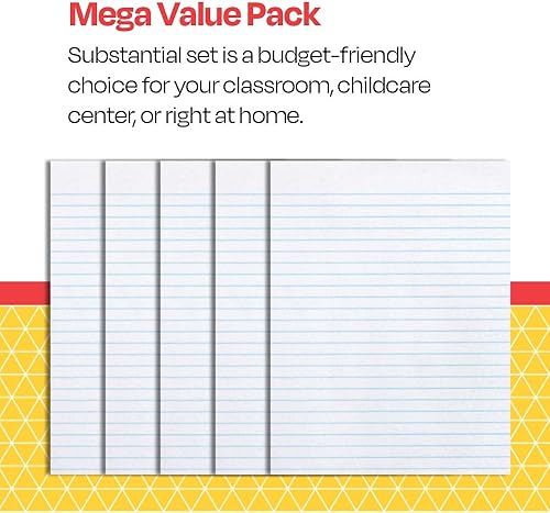 Miniatura 2 de School Smart Papel de composición, sin margen, 8-12 x 11 pulgadas, blanco, 500 hojas