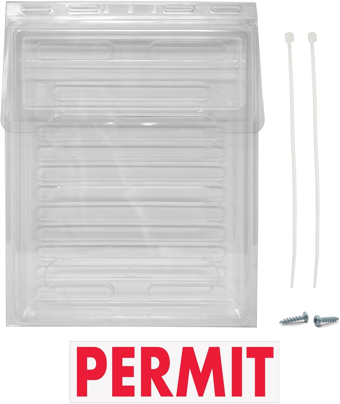 Mediz Outdoor Permit Brochure Box - Easy to Use Take One Document Holder Can Hold 200, 8.5 x 11 Documents, Flyers & Brochures or Other Outdoor Marketing Needs (PERMIT - Box, Pack of 2) image 3