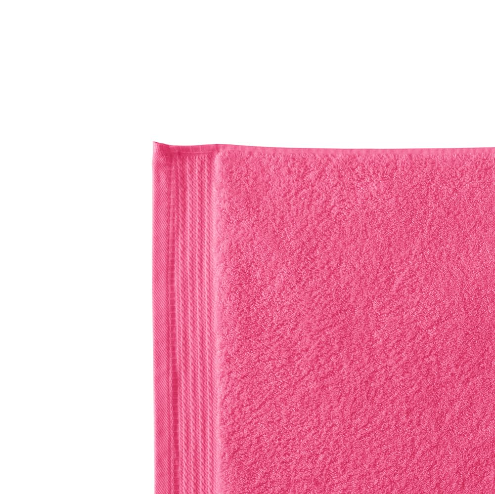 Grandes Serviettes de Bain 70x140 cm 100% Coton 600 Grammes Fraise