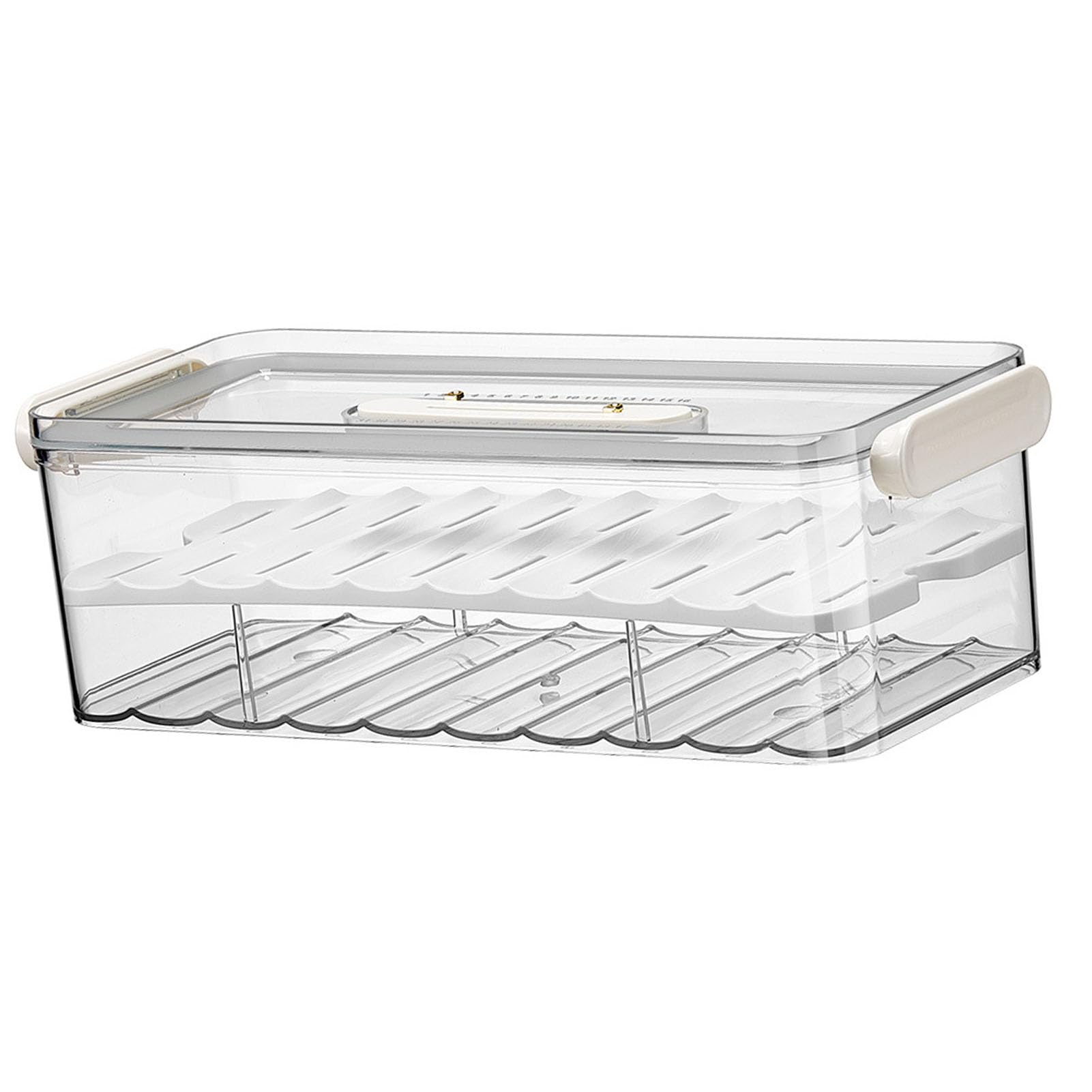 Caja de bolas de masa para evitar que la comida se pegue en el frigorífico plástico