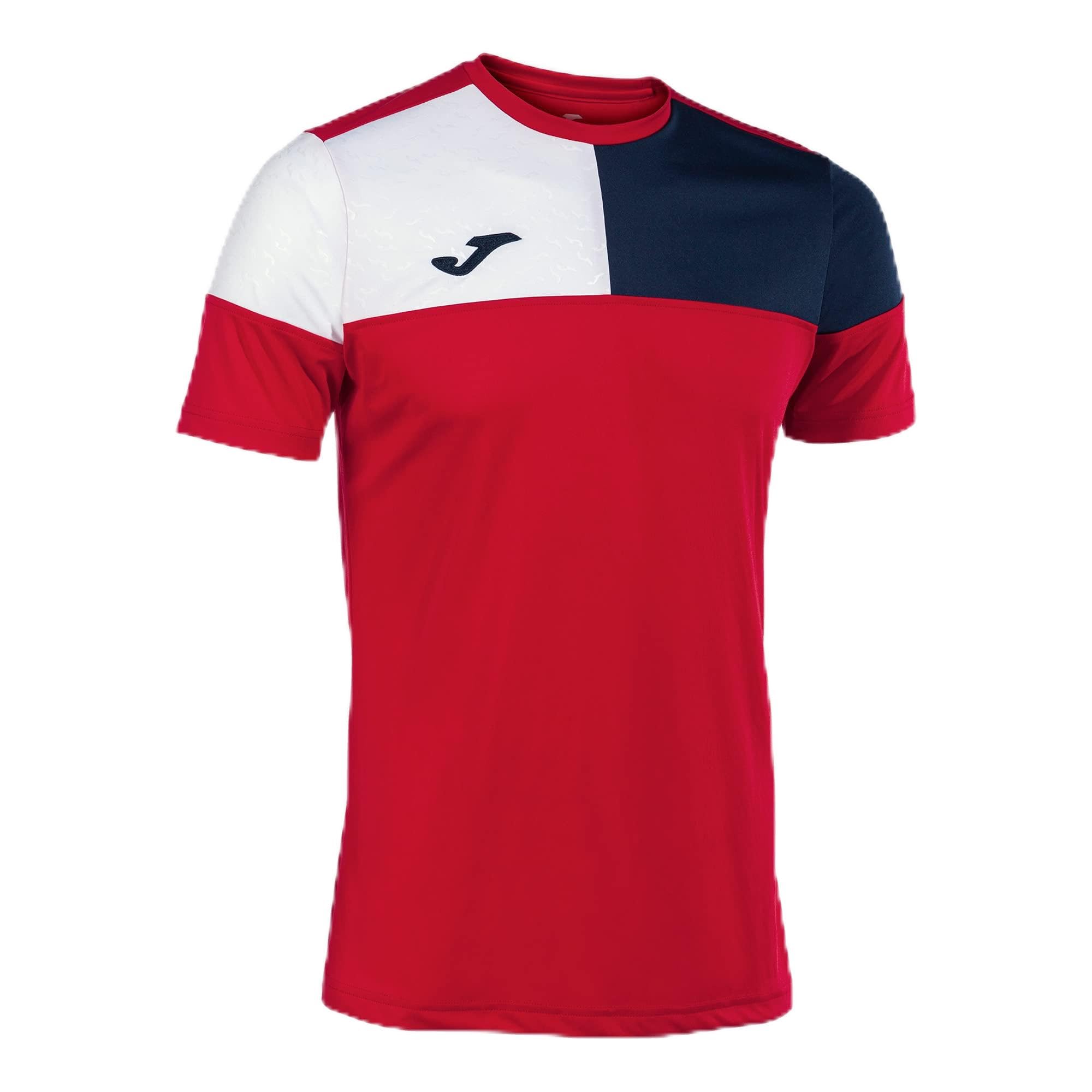Joma Crew V Ss Shirt Red