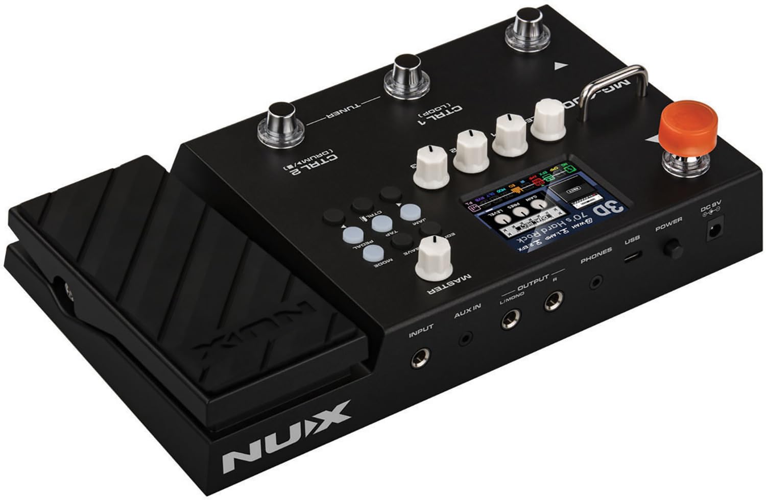 NUX MG-400 Pedale Multi-FX per Chitarra con doppio processore e modelli ad alta definizione e maggiore flessibilità