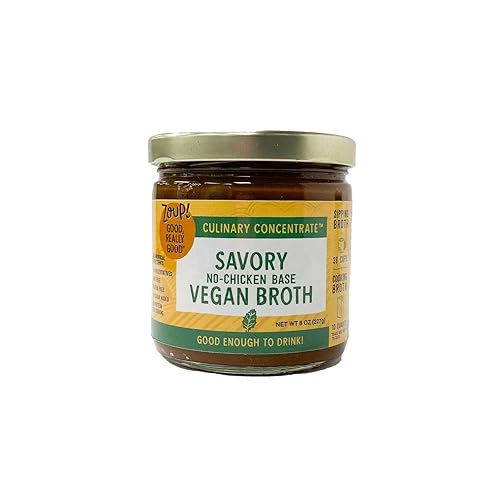 Zoup! Good, Really Good - Concentrado culinario de caldo vegano sin pollo, apto para ceto, sin gluten, sin azúcar, sin OMG, ideal para caldo, caldo,