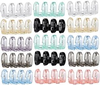 Tofficu 16 Peças De Fichário Removível Clipes De Fichário De Livro De Notas Anéis De Fichário De 4 Furos Anel De Fichário Decorativo Clipe De Livro Suprimentos De Fichário De Livro