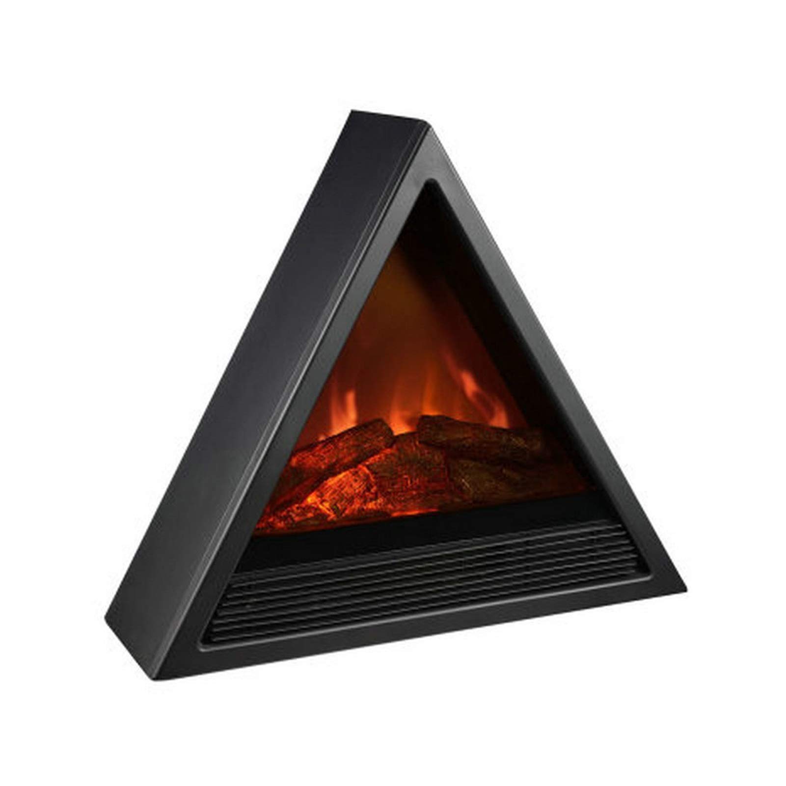 SMQHH Heater,Portable WoodBurning Stove Electric Fireplace 1500 Watt GlassFronted Electric