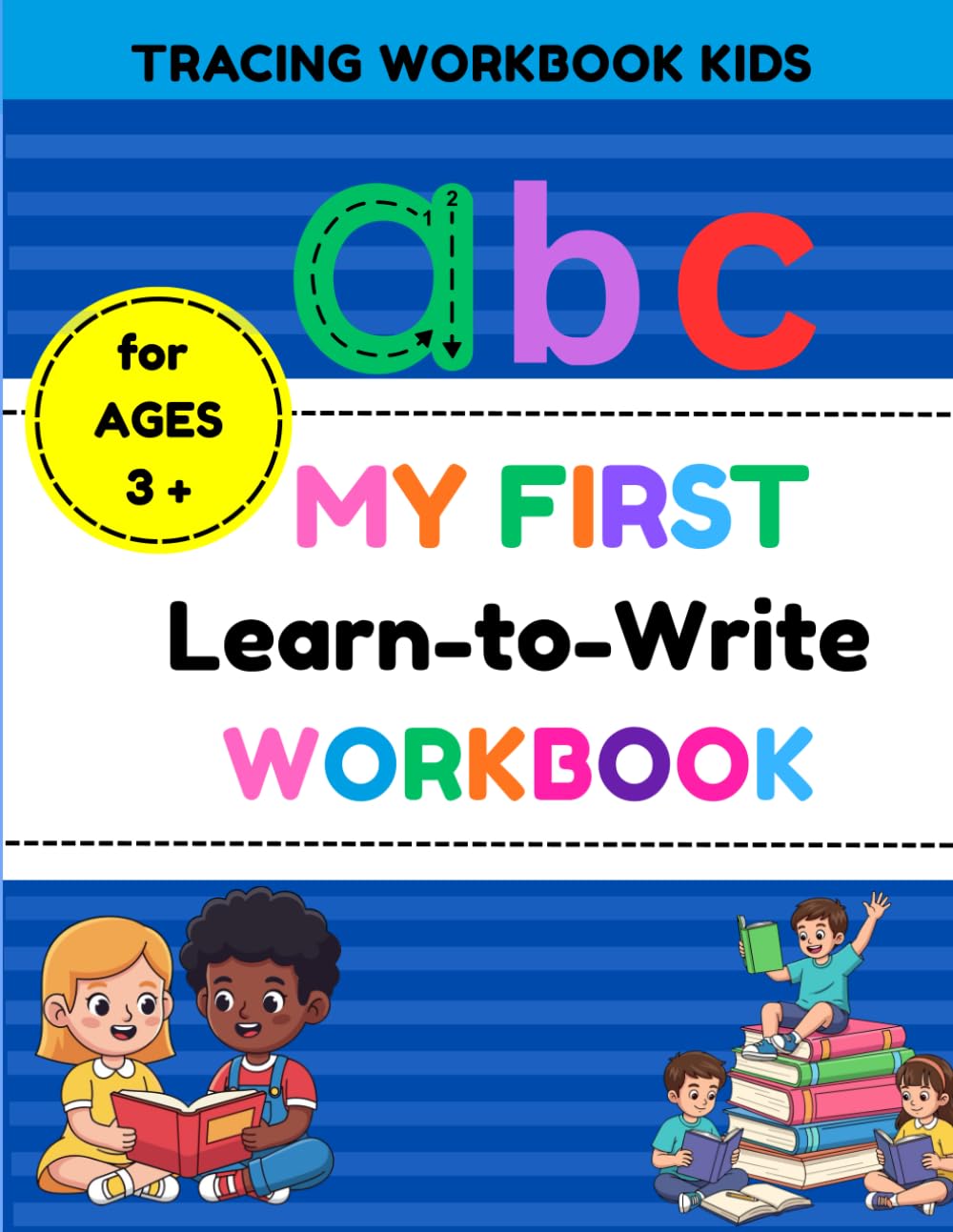 TRACING BOOK FOR KIDS A TO Z: activity book for kids a to z tracing words with picture age 3+