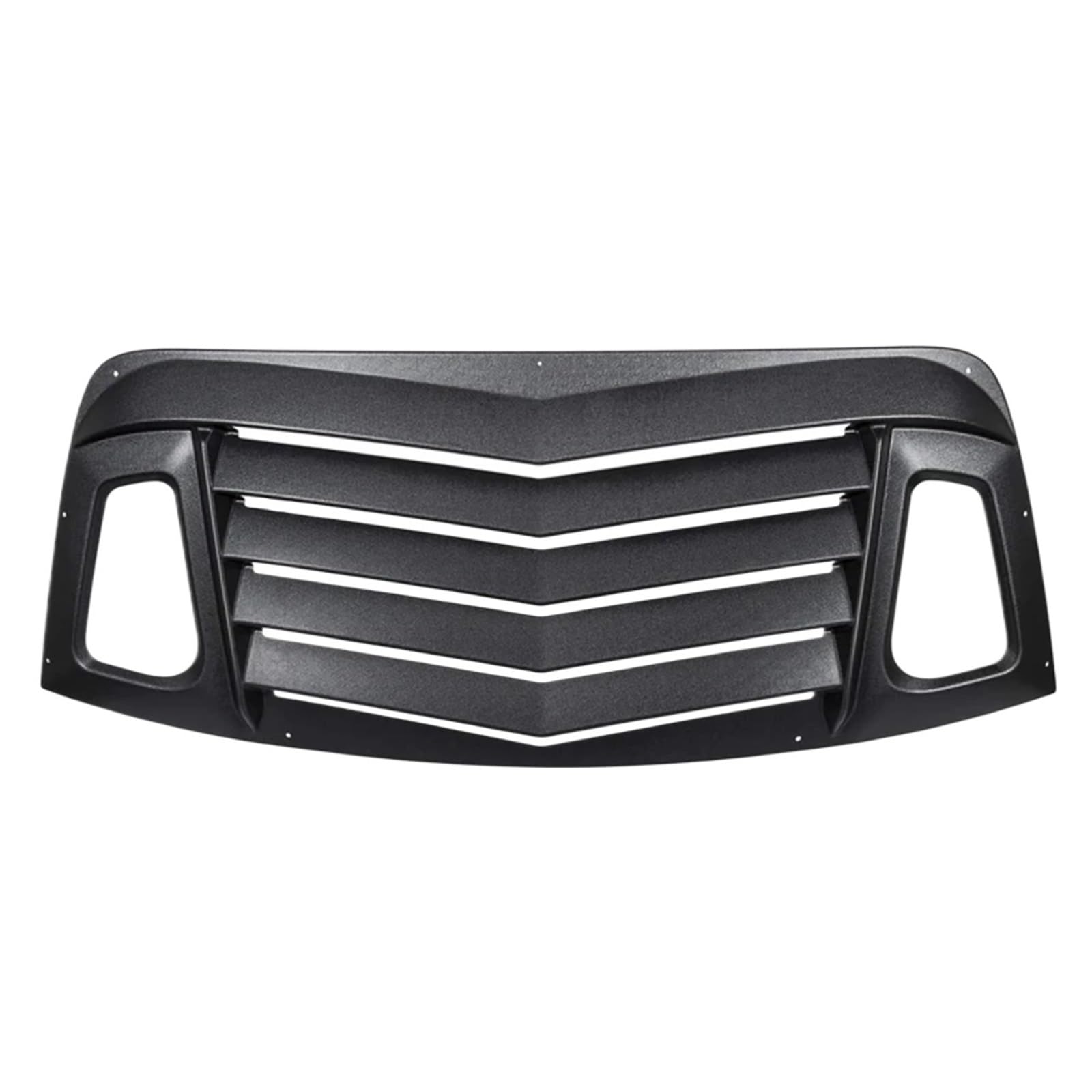 Rear Window Louvers Compatible for Dodge Challenger 2008-2023 Windshiled Scoop Louvers Sun Shade Cover ABS Matte Black