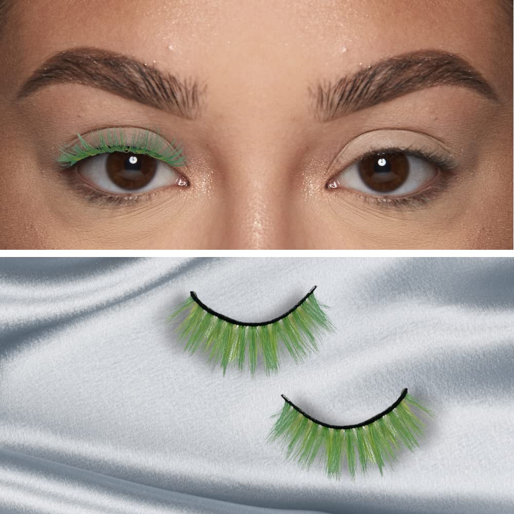 CJP BeautyColored Faux Mink Lashes - 5 Multidimensional Shades - Peta Certified Cruelty-free 4d Fake Lashes | Soft And Fluffy - Best For All Makeup Looks (Lisbon)