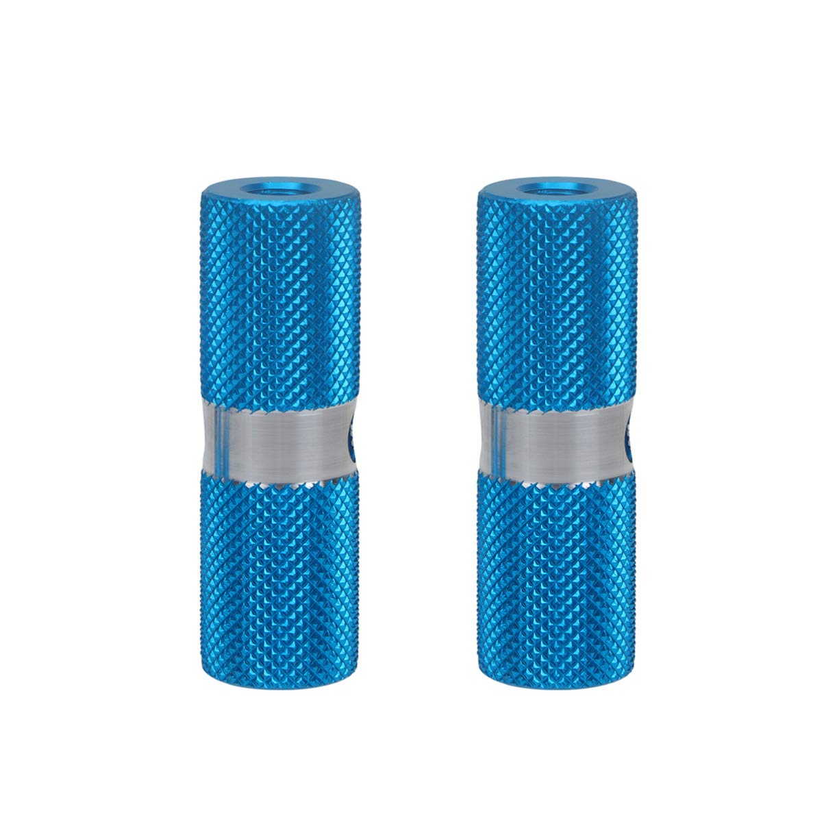 LIOOBO 1 Pair Bike Pegs Bicycle Pegs Aluminum Alloy Anti-Skid Foot for Mountain Bike Cycling Accessories (Blue)