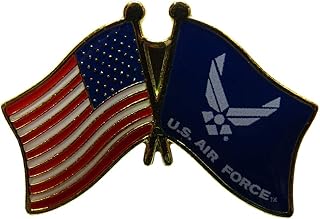 Wholesale Pack of 50 USA American & U.S. Air Force Wings Blue Flag Bike Hat Cap Lapel Pin
