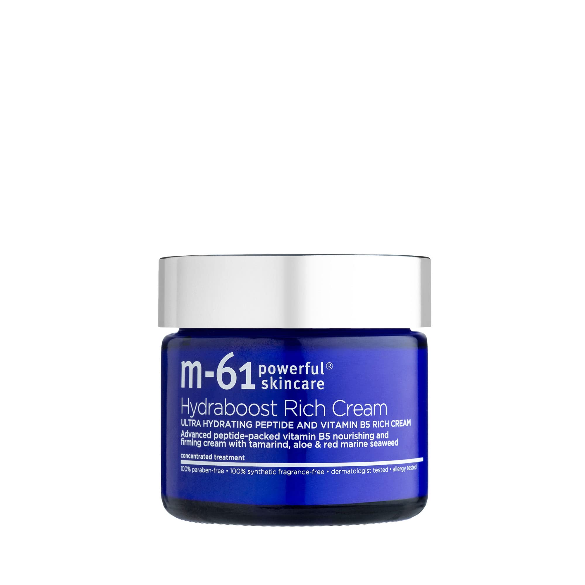 m-61 Hydraboost Rich Cream | Luxurious, Ultra Hydrating Face Cream With Peptides, Vitamin B5, Tamarind, Aloe, Red Marine Seaweed. 48-Hour Hydration. For Mature or Dry Skin - 1.7 Fl Oz