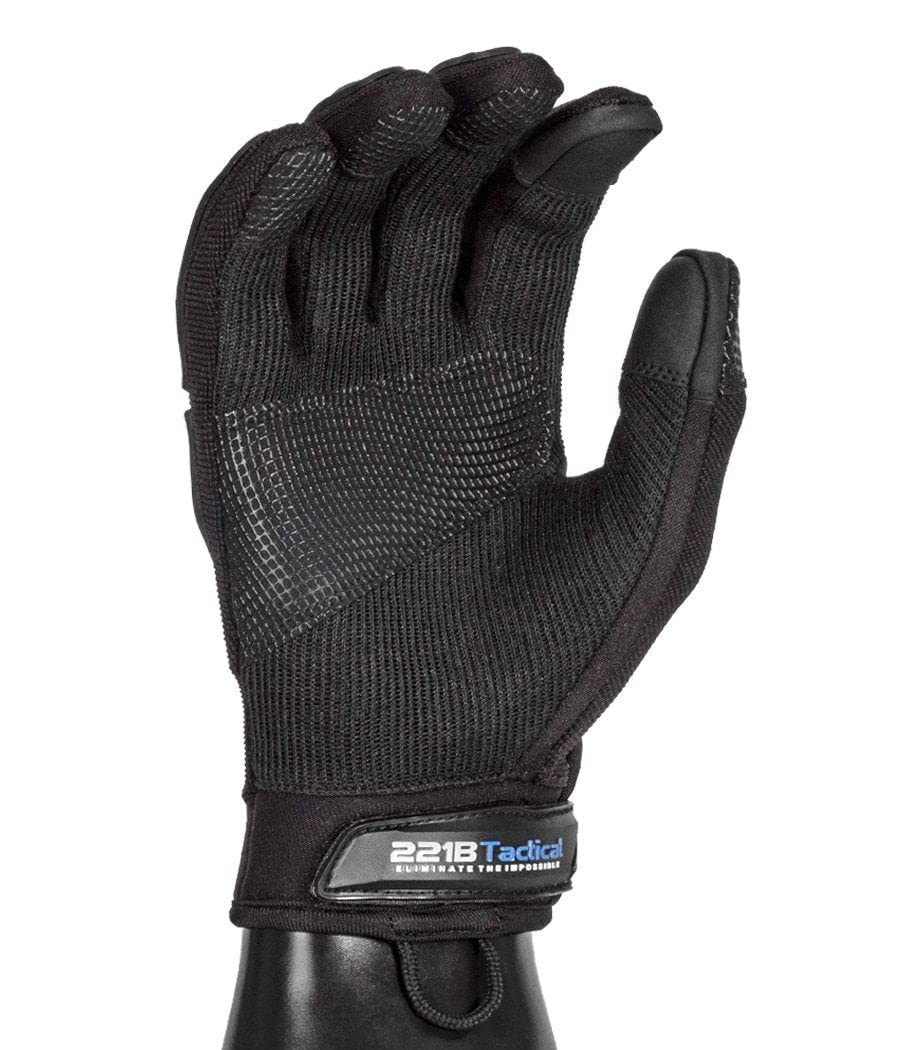 Gladiator Gloves - Full Dexterity Level 5 Cut Resistant Mens Tactical Gloves (Small, Black)