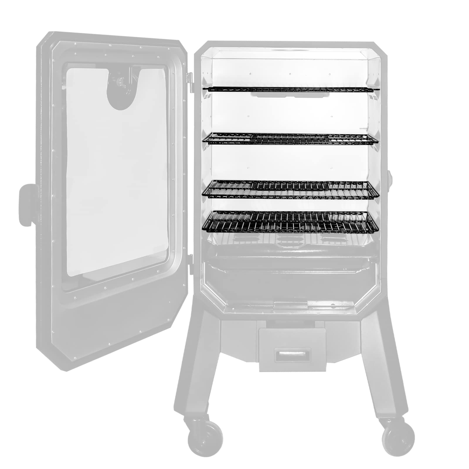 Uniflasy Cooking Grates for Pit Boss Pro Series II 4Series Vertical