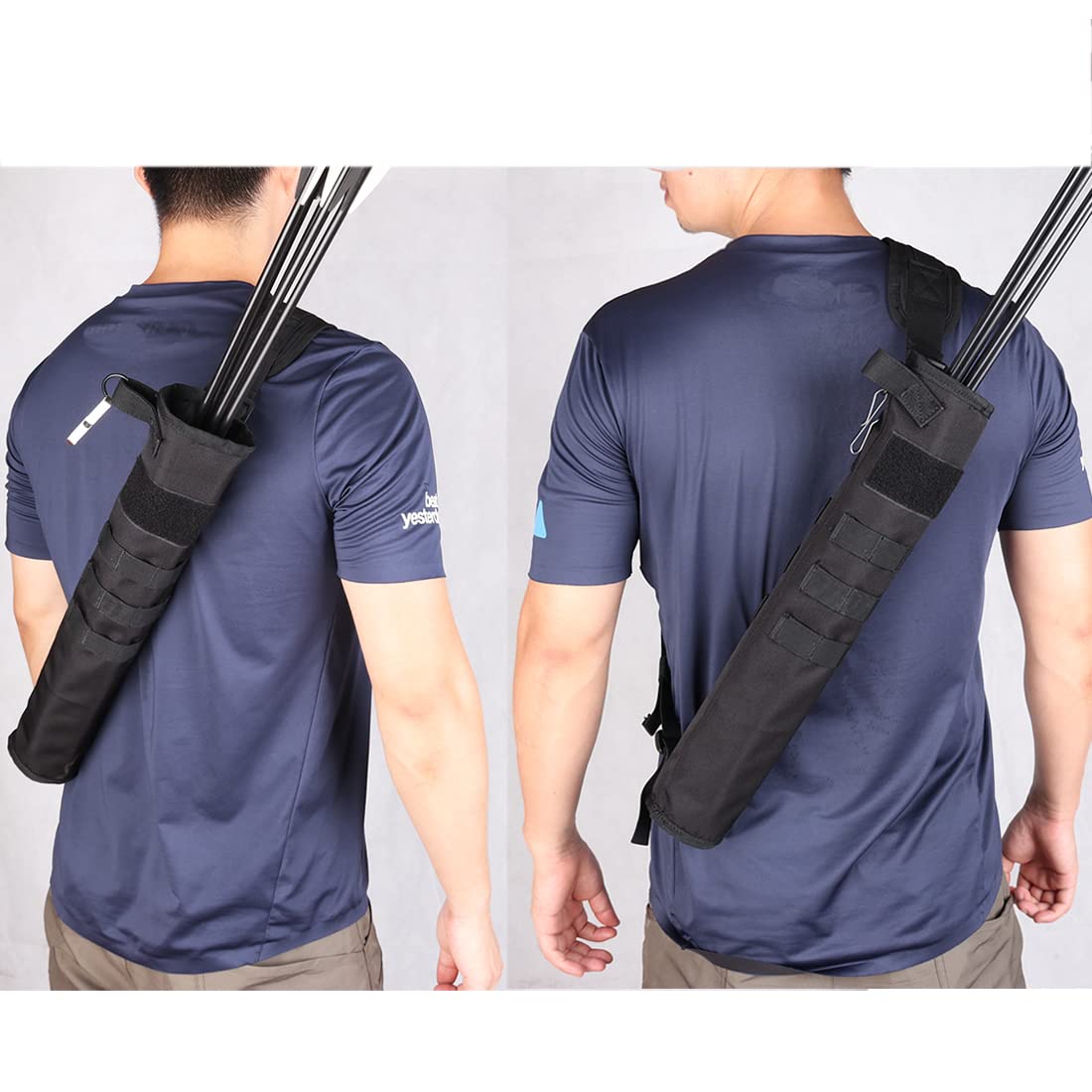 KRATARC Lightweight Archery Quiver - Back Or Hip Carry With MOLLE System | Holds 12-18 Arrows, Foldable For Easy Storage