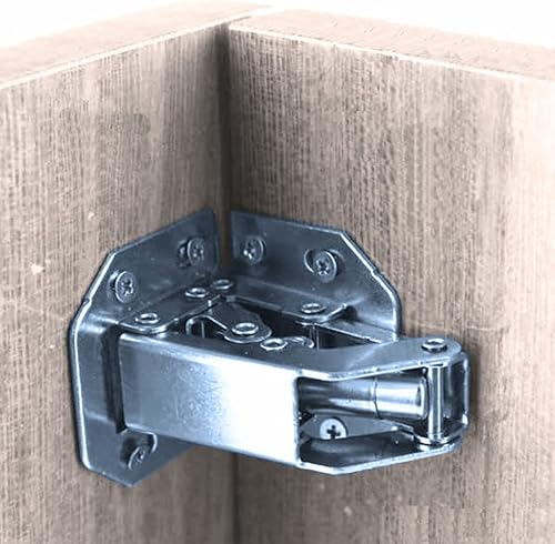 Miniatura 4 de 4 unids 2 pares 90 grados plegable estante bisagra puerta bisagra soporte oculto soporte mesa muebles piezas