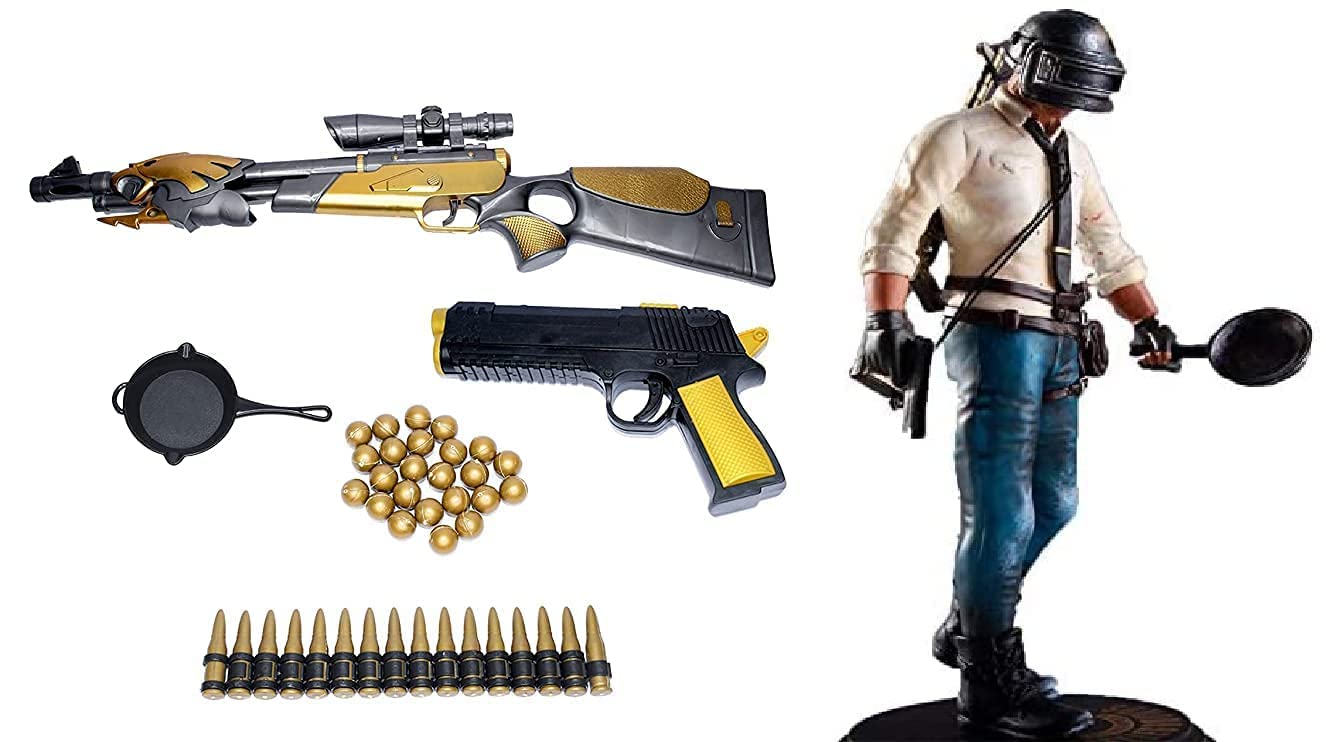 Wizme Theme Toy Gun Set with Bullets Shooting Toy Gun ,Role Play Game for Kids Boys and Girls Birthday Gift for Kids Pack of 1