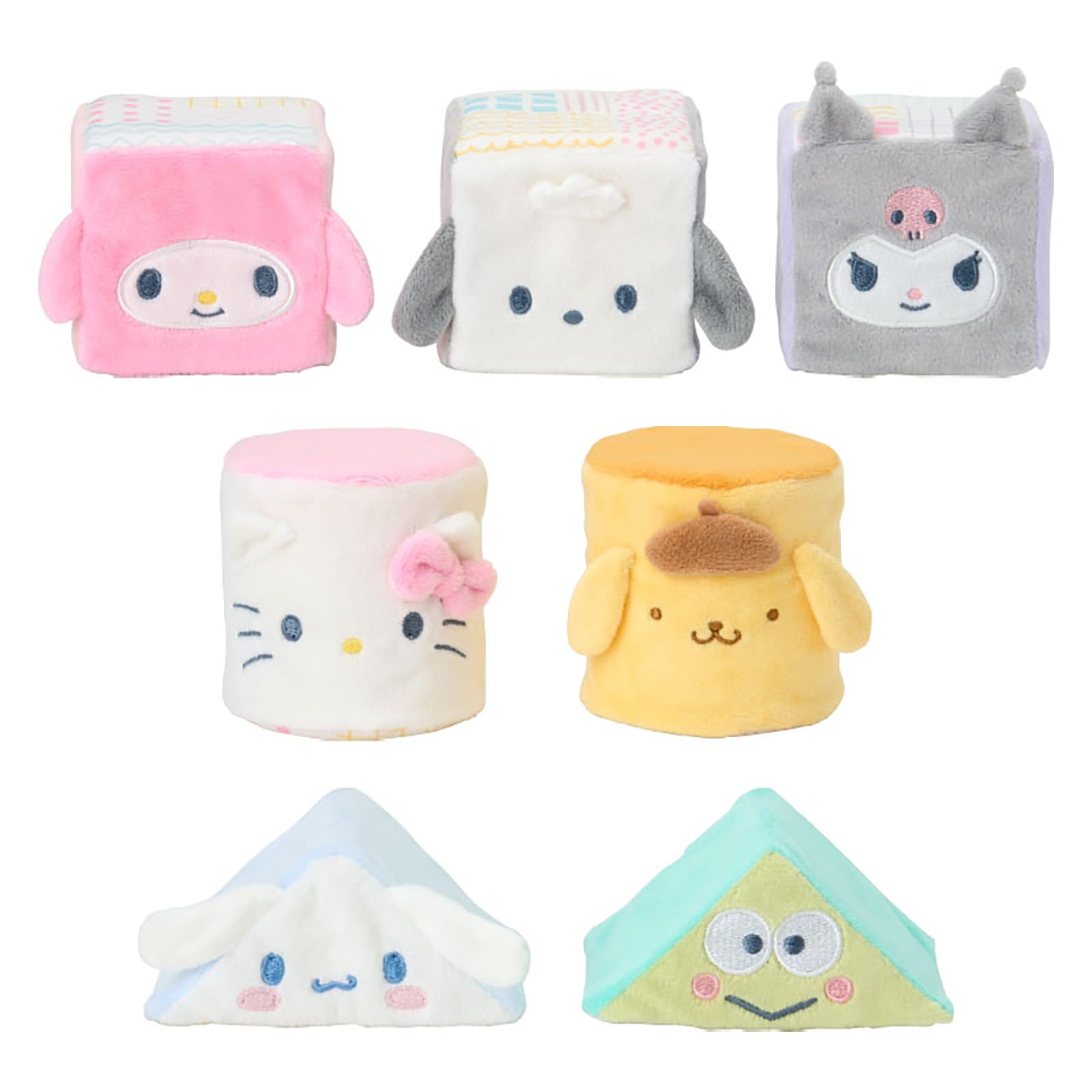 Sanrio Baby Washable Felt Toy Hello Kitty My Melody Cinnamoroll Pink Cotton