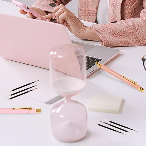 Miniatura 6 de 30 recambios de bolígrafos de tinta de gel, repuestos de bolígrafos reemplazables, tinta negra de 0.028 in, repuestos de bolígrafo de escritura