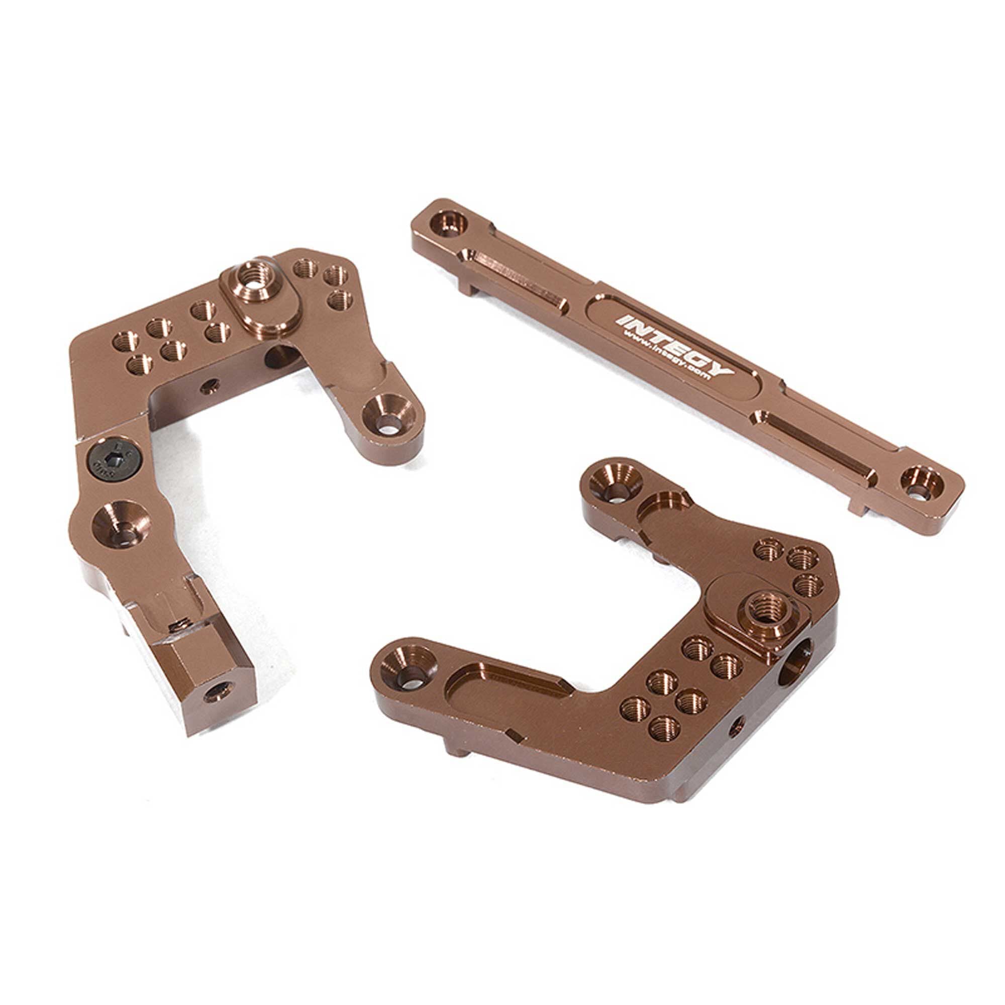Integy RC Model C29322BRONZE Billet Machined Front Shock Mounts for Element RC 1/10 Scale Enduro Sendero