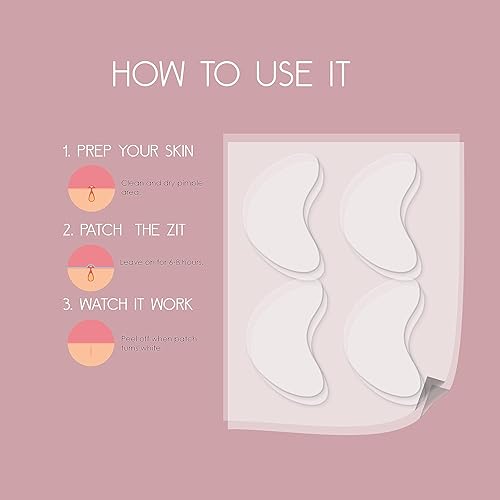 Miniatura 5 de Parches de espinillas para la cara  (12 unidades) parches de acné hidrocoloide para cubrir granos e imperfecciones y brotes con  vegano, libre de