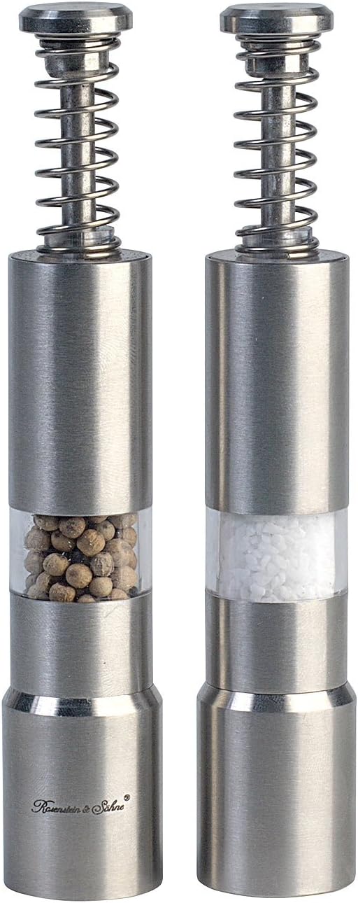 Besuche Rosenstein & Söhne 2er-Set Manuelle Salz- Pfeffermühlen
